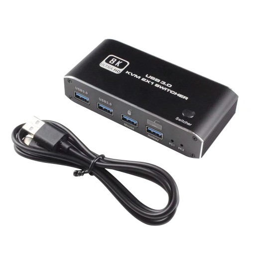 KVM-консоль Переключатель HDMI 2.1 4K120Гц 8K