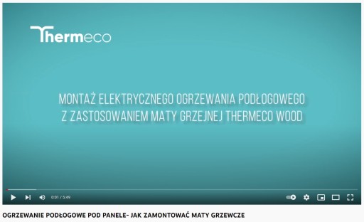 Нагревательный мат для программных панелей Thermeco H8 - 10м2