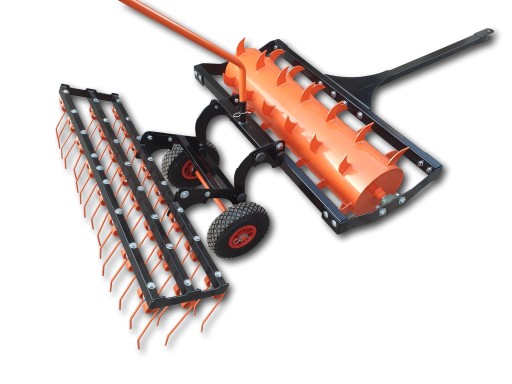 Walec Traktorka Aerator Wertykulator + Brona 150cm
