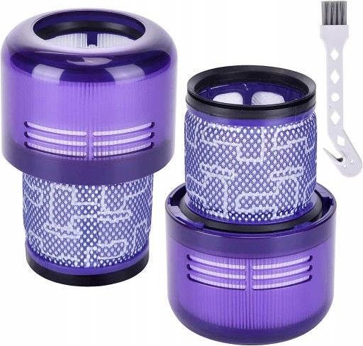 2x ФИЛЬТР DYSON V11 V15 SV14 SV17 SV22 ЗАДНИЙ ФИЛЬТРУЮЩИЙ ЭЛЕМЕНТ С ЩЕТКОЙ