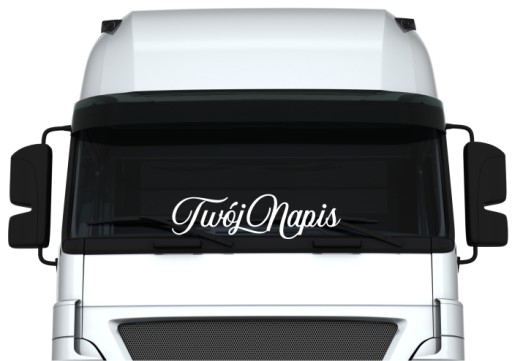 Наклейка НА ЗАКАЗ для грузовика Blenda Tira Busa *130см