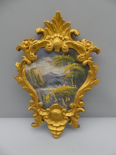 КАРТИНА ЗОЛОТАЯ РАМА 23 x 16 см