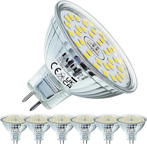 Лампочки галогенные 6шт 6W 4000k GU5.3 EACLL