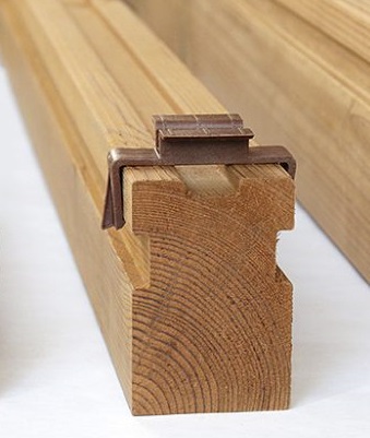 Террасная доска Termo Pine 26х117 шпунтованная