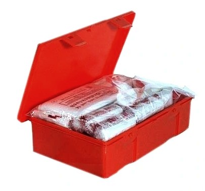 APTECZKA samochodowa DIN13164 CE kompletna do auta PLASTIK ważna do 2027