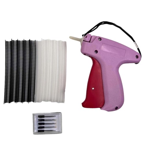 Stitchy Quick Clothes Fixer Łatwe oznaczanie ściegów Wygodna mini kołdra w kolorze różowym