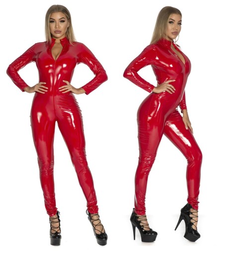 КОСТЮМ КРАСНЫЙ, МОЛНИЯ В ПРОХОДЕ, БЕЗ БЛЕСКОВ, XL