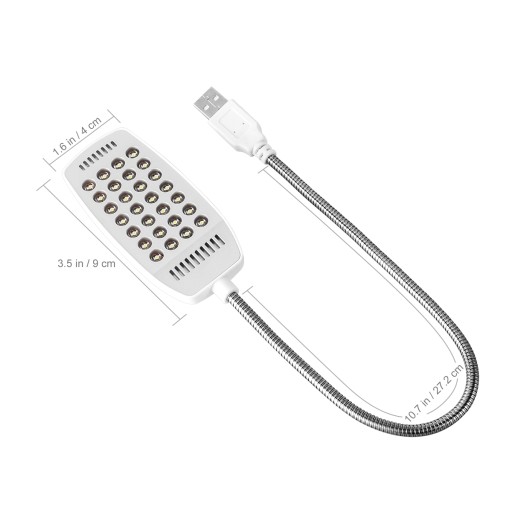 USB-ЛАМПА ДЛЯ ЧТЕНИЯ LEDMOMO С 28 СВЕТОДИОДНЫМИ ЛАМПАМИ И ГИБКОЙ ГОРОЙКОЙ ДЛЯ КОЛЕН