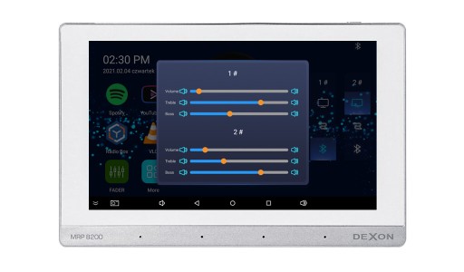 DEXON RADIO INTERNETOWE PODTYNKOWE Z BLUETOOTH SD