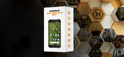 Wodoszczelny Smartfon HAMMER Explorer Plus Eco