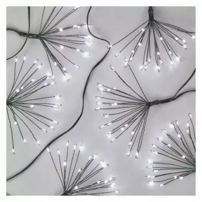 Елочное украшение с кистями и проволокой, 220В COLD LED