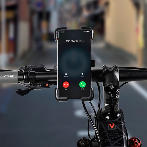 Uchwyt rowerowy na telefon na kierownicę z gumą regulowany MOCNY 4.5 - 7.2
