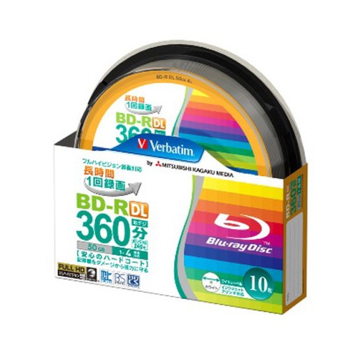 Verbatim BD-R DL 50 ГБ x4 Print MID:VERBATIMd 10 шт.