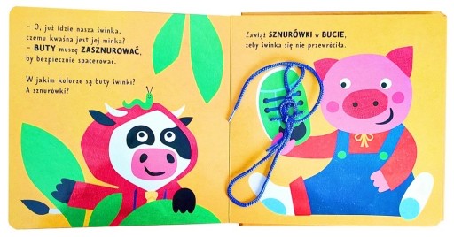 КНОПКА «BOOK SENSORY BOOK» С ПЕТЛЕЙ «УЧИМСЯ ОДЕВАТЬСЯ»