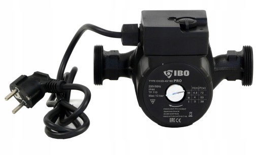 ЦИРКУЛЯЦИОННЫЙ НАСОС IBO OHI PRO 25-40/180 ЦИРКУЛЯЦИЯ