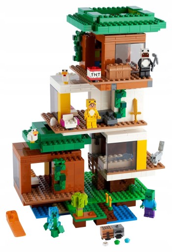 LEGO MINECRAFT 21174 СОВРЕМЕННЫЙ ДОМ НА ДЕРЕВЕ +
