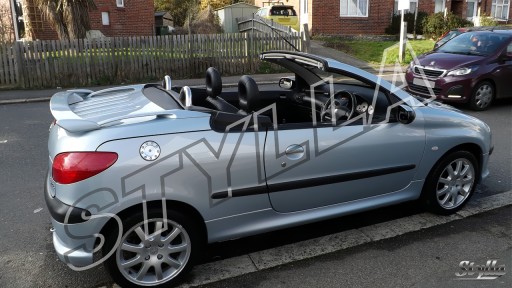 Спойлер спойлер на Peugeot 206 CC купе 09/2000--