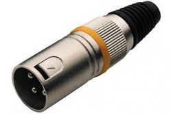 Штекер Rockcable XLR с витым зажимом