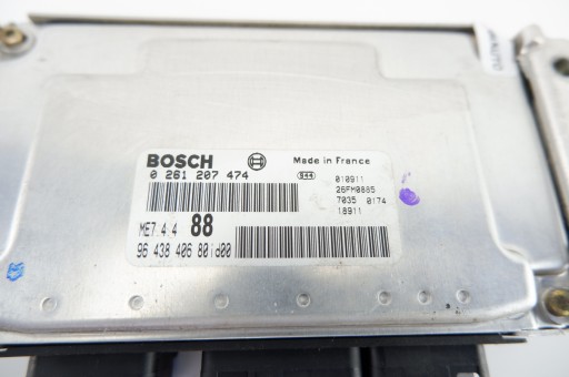 ДВИГАТЕЛЬ КОМПЬЮТЕР PEUGEOT 307 1.6 16V 9643840680 0261207474