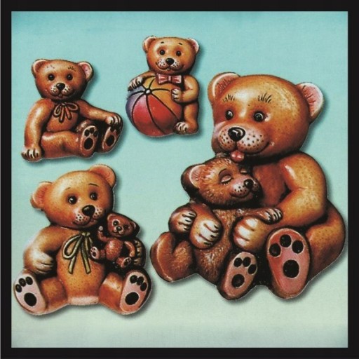 ФОРМЫ TEDDY ANIMALS Форма для гипсовых слепков