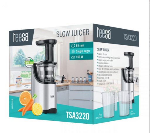 Соковыжималка медленного действия Teesa 3220 silver