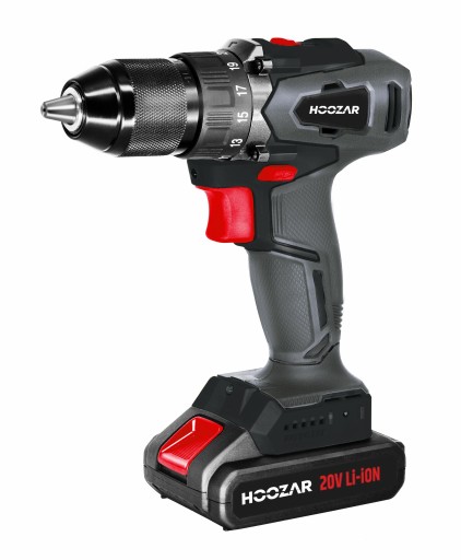 БЕСЩЕТОЧНАЯ ОТВЕРТКА HOOZAR CD20BL 18 В 2x2,0 Ач 45 Нм AW06001