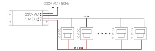 SKOFF TANGO ALU 10V Светодиодный лестничный светильник, нейтральный