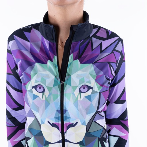 KAYMAQ PRO POY LION damska bluza rowerowa termo