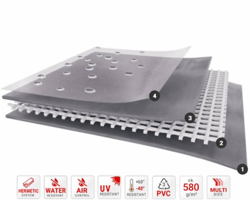 Namiot Przemysłowy 4x15m Magazynowy DAS 580 S