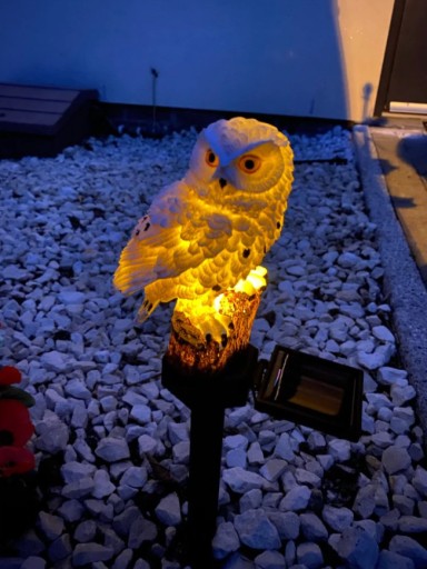 Светодиодный светильник SOLAR OWL (солнечный), декоративный IP65
