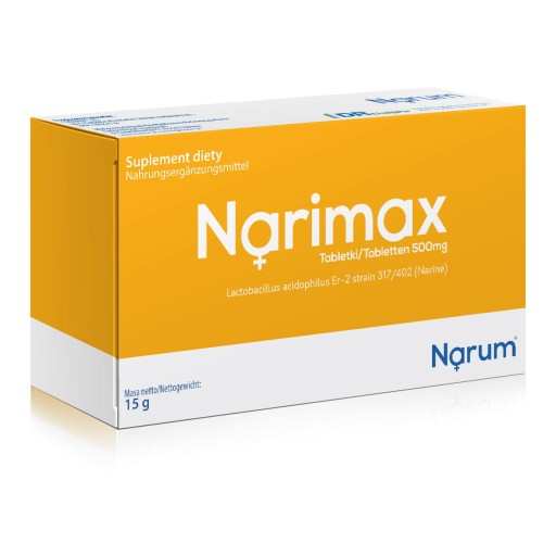 Narum Narine Tabletki Probiotyk 500mg - 30 tabl.