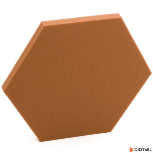 Panel na ścianę SZEŚCIOKĄT akustyczna PLASTER MIODU wygłuszająca akustyka
