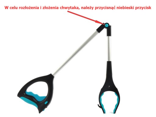 CHWYTAK DO PODNOSZENIA POMOC DLA SENIORA 1 LED