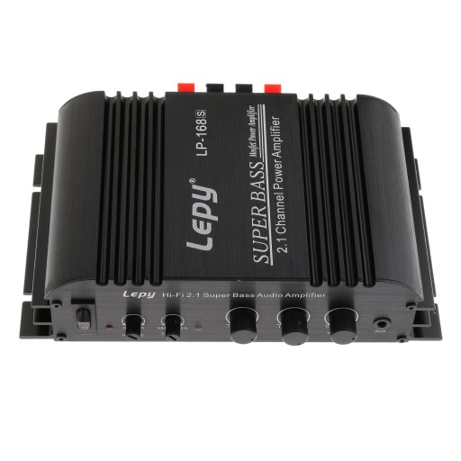 Wzmacniacz stereo audio DC 12V Mini 2x45W Regulacja głośności