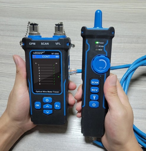 POE ВОЛОКОННО-ОПТИЧЕСКИЙ LAN-ТЕСТЕР NOYAFA PAR FINDER NF-8508