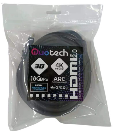 HDMI 2.0 High Speed ​​4k, UHD, кабель QUOTECH 3м