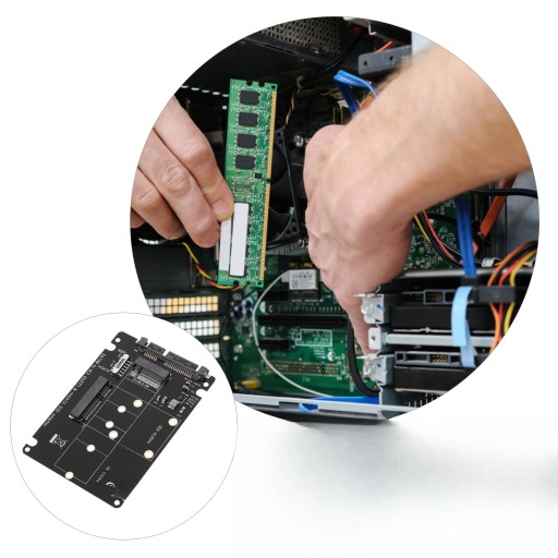 Конвертер MSATA SSD в 3 0 M2, адаптер для компьютера