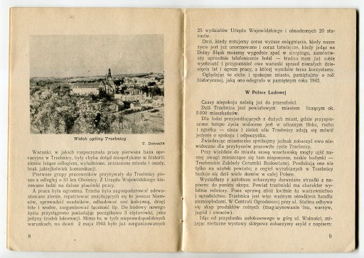 ТШЕБНИЦА и ОБОРНИКИ СЛЕНСКИЕ :: путеводитель 1955 г.