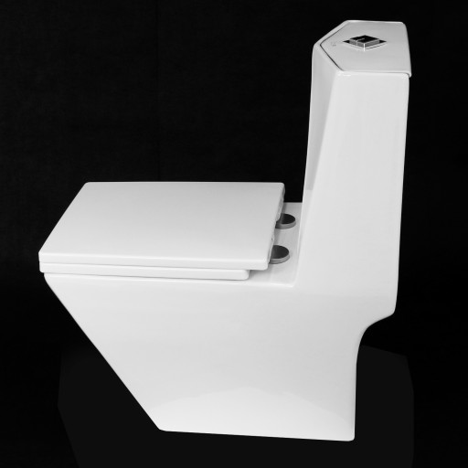 WC kompakt toaleta DIAMENT - BIAŁY system RIMFLASH