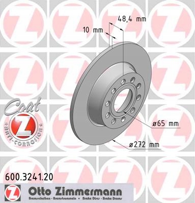 ZIMMERMANN Колодки передние + задние диски для VW CADDY IV