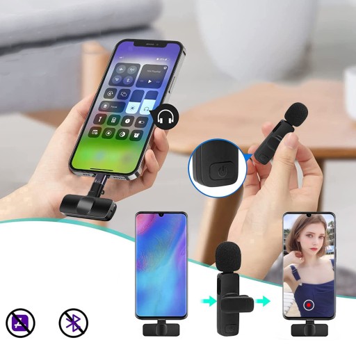 Мини-микрофон Петличный микрофон для смартфона