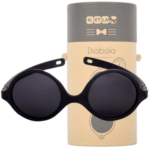 Детские солнцезащитные очки Ki ET LA KIETLA Diabola Black Black 0-1