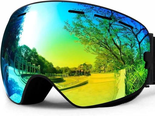 GOGLE NARCIARSKIE UV400 GOGLE SNOWBOARDOWE