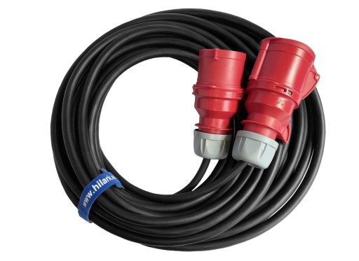 Резиновый силовой удлинитель 16А 5х2,5 5м H05RR-F OW