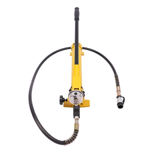 Hydrauliczna Pompa Ręczna Żółta (Z Manometrem) 700bar Pojemność Oleju 700cc