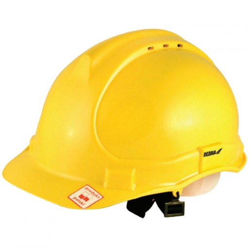 Оранжевый защитный шлем DEDRA BH1095