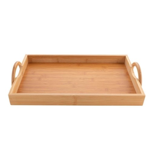 ПРЯМОУГОЛЬНЫЙ ПОДНОС БАМБУК 47x27x5 FLORINA