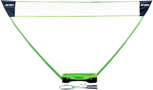 Zestaw Walizka 3w1 2x Rakietki Paletki Siatka Badminton Lotki