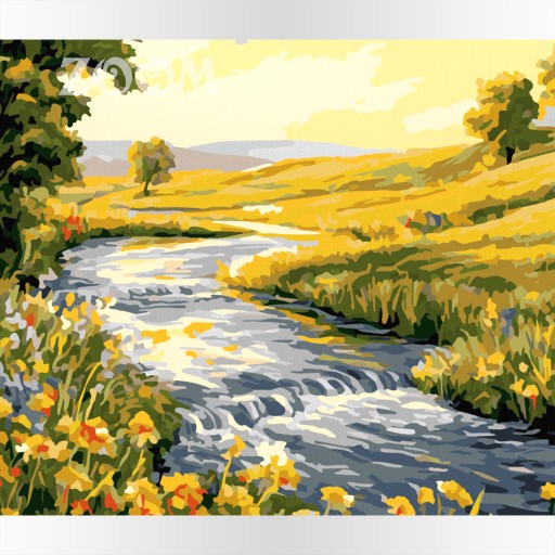 Польская картина после номеров Strumień Potok West 50x40