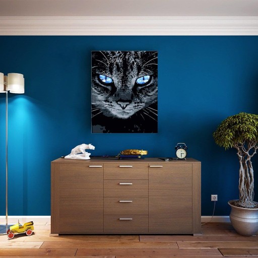 КРАСКА ПО ЦИФРАМ Картина Кот по номерам 40х50 ARTNAPI